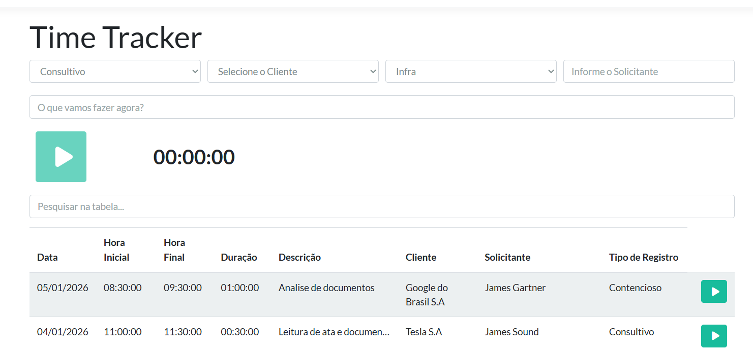 Time Tracking